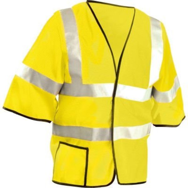 Occunomix OccuNomix Class 3 Mesh Half Sleeve Vest Hi-Vis Yellow, S, LUX-HSCOOL3-YS LUX-HSCOOL3-YS
